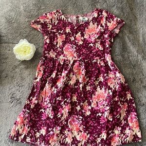Old Navy 💗 Floral Short Sleeve Baby Doll Dress